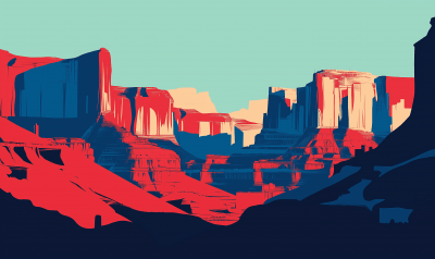 Minimalist Arizona Terrain