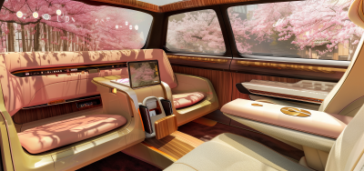 Concept Car Interior Design Sketch