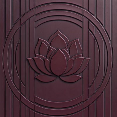 Lotus Pattern Wall