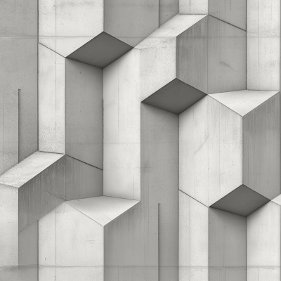 Geometric Concrete Pattern