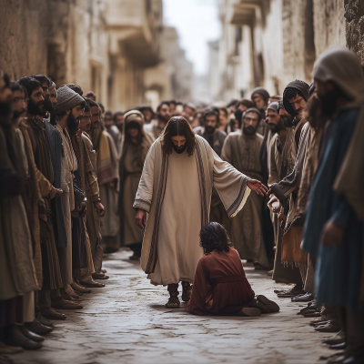 Woman Touching Jesus