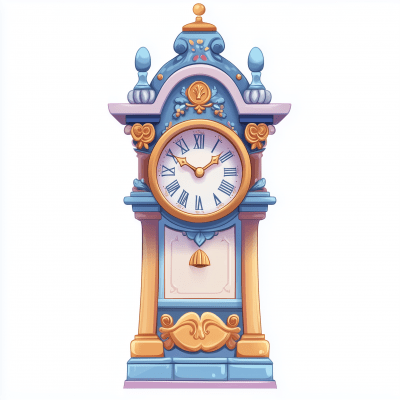 New Year’s Fairy Tale Clock
