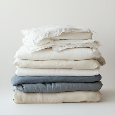 Stack of Bed Linen