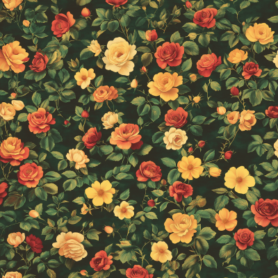 Vintage Rose Pattern