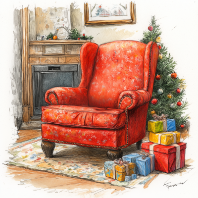 New Year Chair with Toys