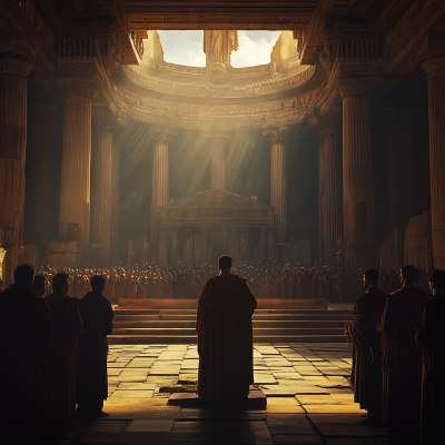 Caesar in the Temple