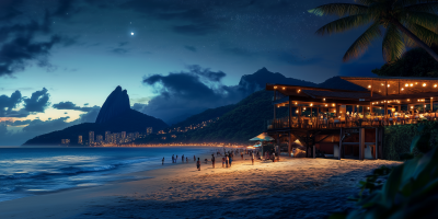 Night at the Brazilian Beach