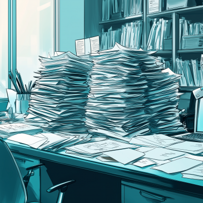 Cheerful Desk Setup
