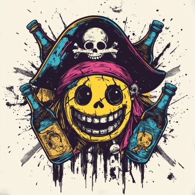 Pirate Rave Logo Design