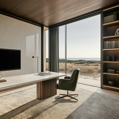 Luxurious Minimalist Home Office