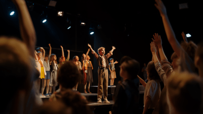 Young Performer on Stage