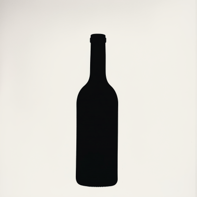 Silhouette of a Wine Bottle