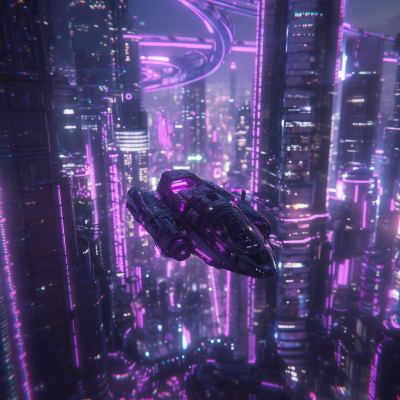 Cyberpunk Spaceship