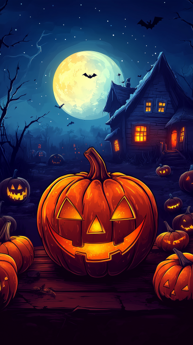 Halloween Pumpkin Illustration