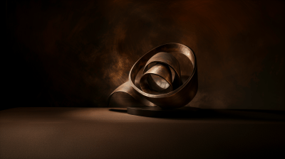 Abstract Bronze Sculpture