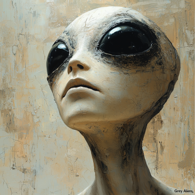 Alien Figure Illustration