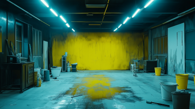 Neon Cyberpunk Garage