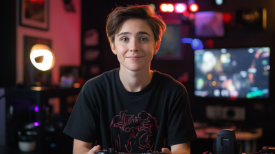Androgynous Game Streamer