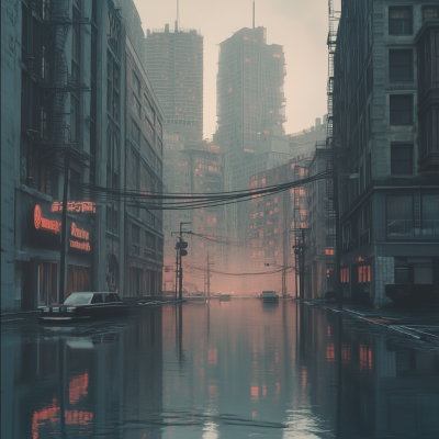 Dystopian Cityscape