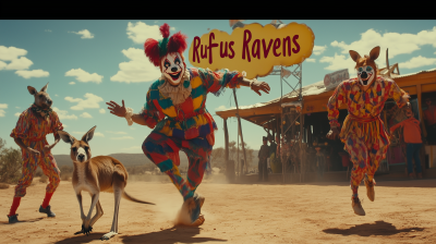 Dancing Clowns in the Outback