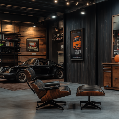 Man Cave Living Room