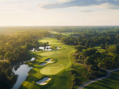 Aerial View of Golf Course