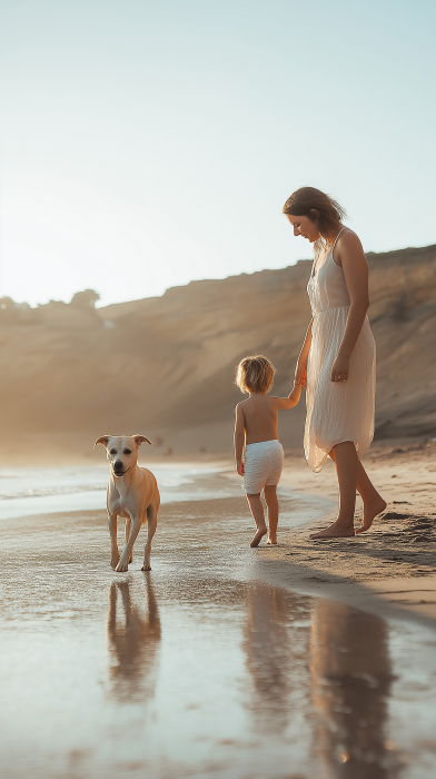 Family Day at the Beach