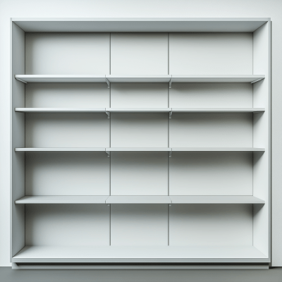 Empty Store Cabinet