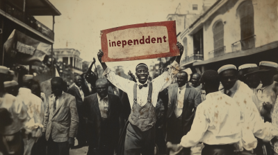 African Independence Banner