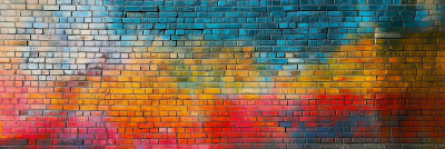 Colorful Brick Wall