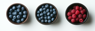 Berries in Bowls