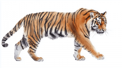 Watercolor Tiger