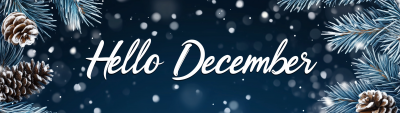 Hello December Banner