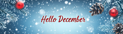 Hello December Banner