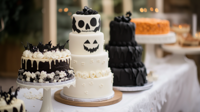 Elegant Halloween Cakes