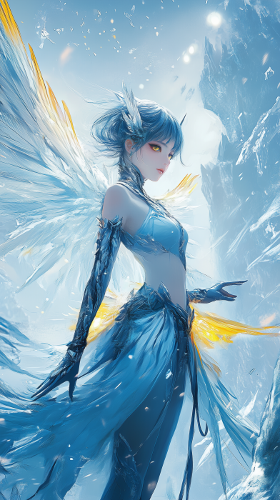 Anime Art in Frozen World