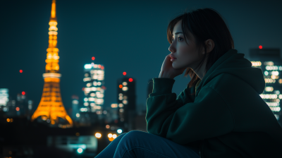 Japanese Woman in Tokyo