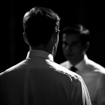 Businessmen in Conversation