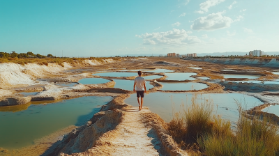 Walking through Las Salinas