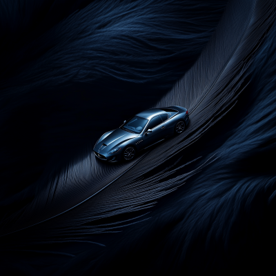 Maserati on a Feather