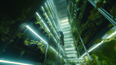 High Tech Vertical Farm