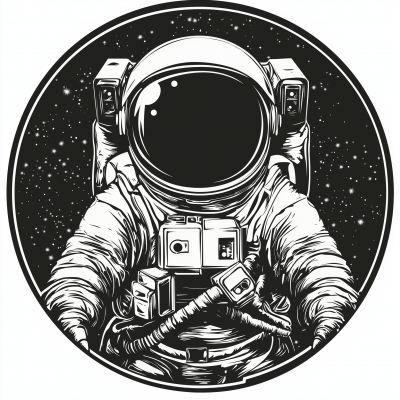 Astronaut in Outer Space