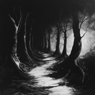 Spooky Forest Path