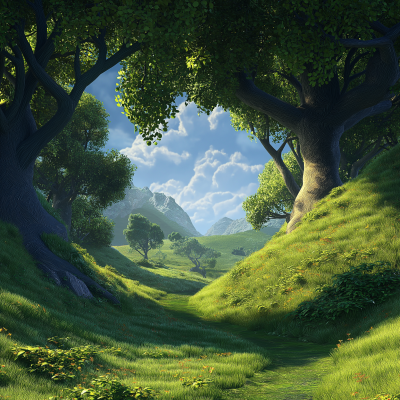 Fantasy Forest Background