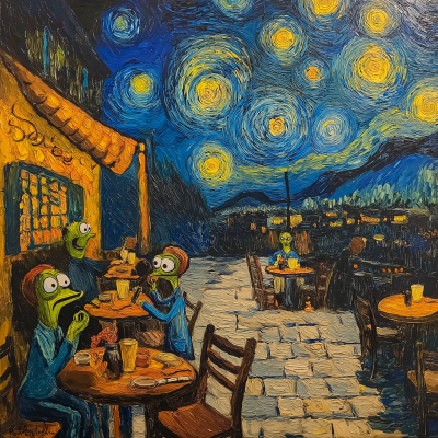 Cafe at Night