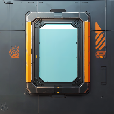 Futuristic Industrial Window