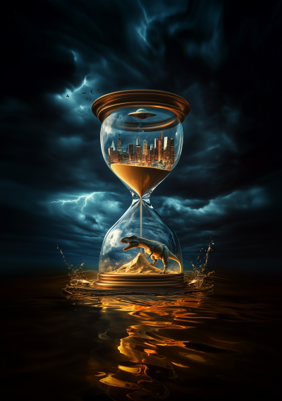 Hourglass in Storm