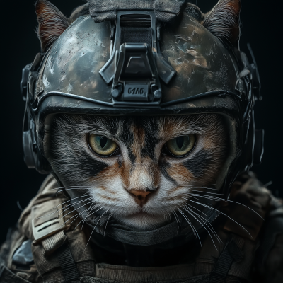 Angry Cat in Combat