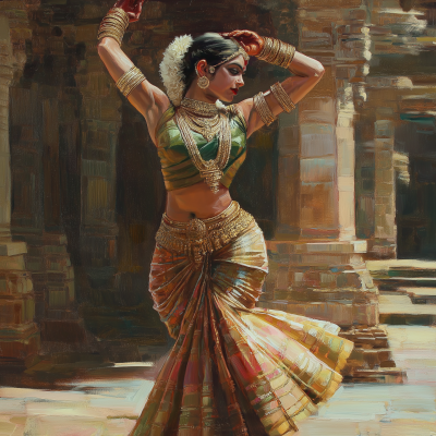 Indian Temple Dancer