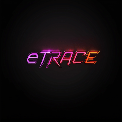 etrace logo design